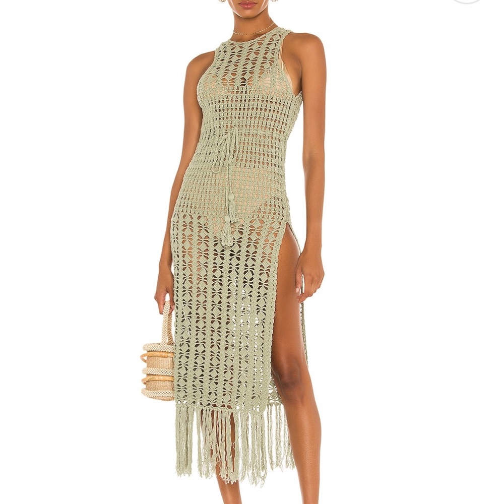 Crochet Sage Emerson Dress